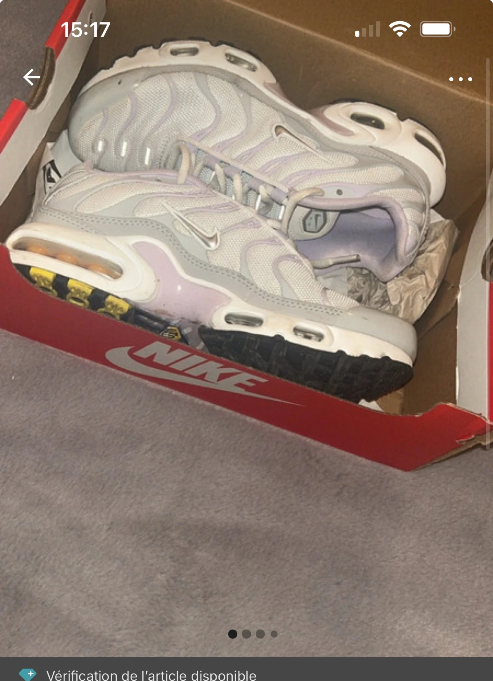 Tn blanche/violet